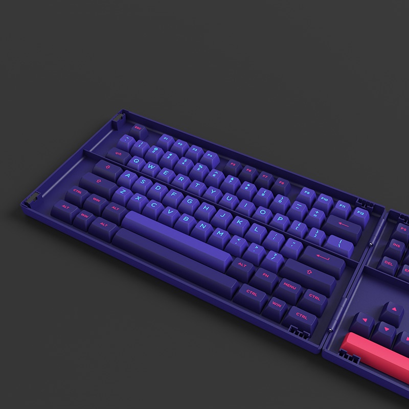 Set keycap AKKO NEON (PBT Double-Shot/ASA profile/158 nút)