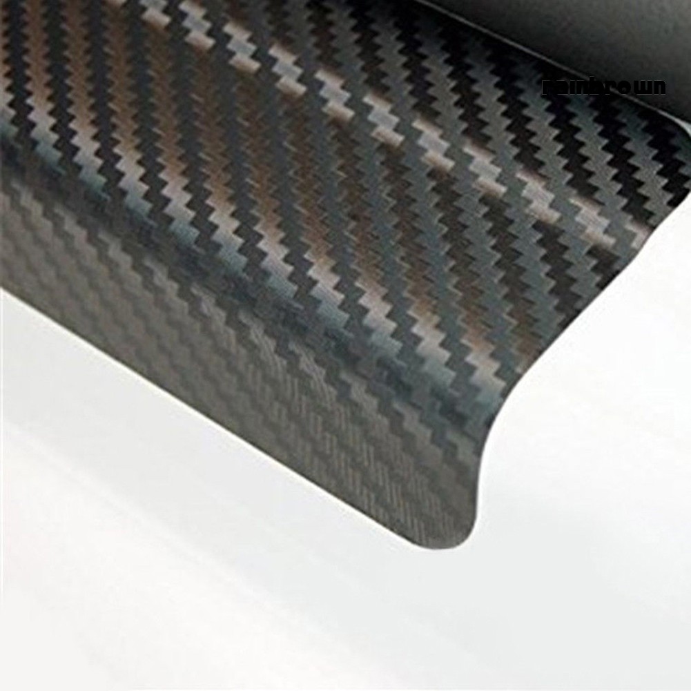 Set 4 miếng dán sợi carbon 3d chống trầy bền bỉ tiện lợi cho cửa xe ô tô