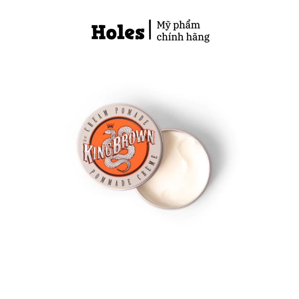 Sáp vuốt tóc King Brown Cream Pomade 75g