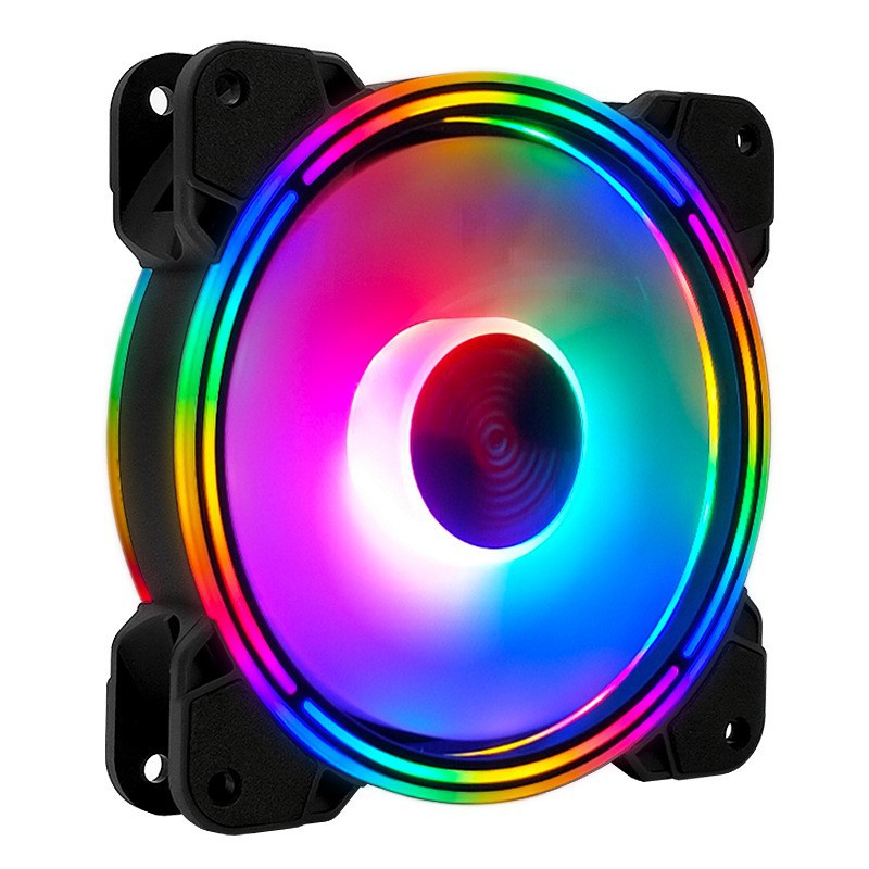 Fan case Coolmoon K2 X2 led RGB gắn trực tiếp không dùng Hub