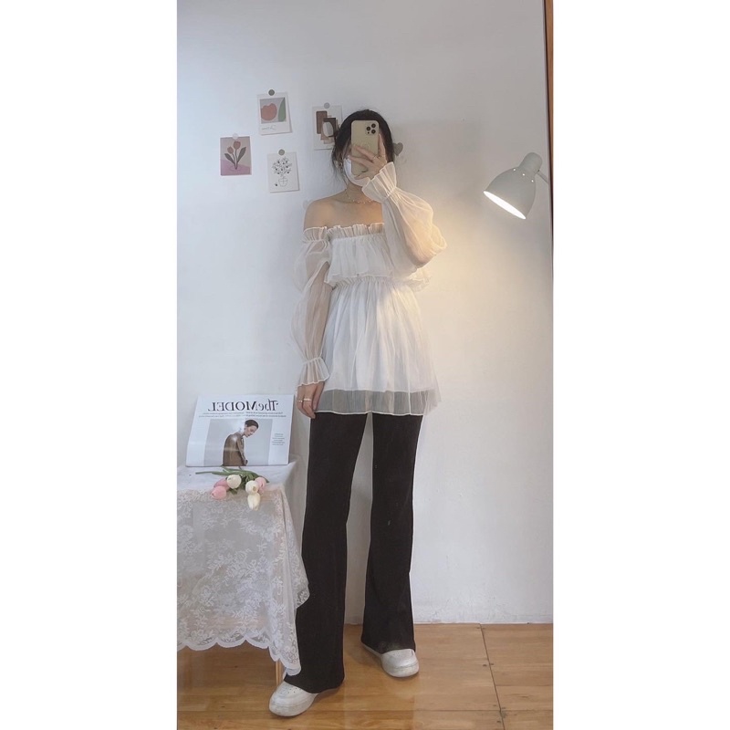 ÁO BẸT VAI TAY LOE