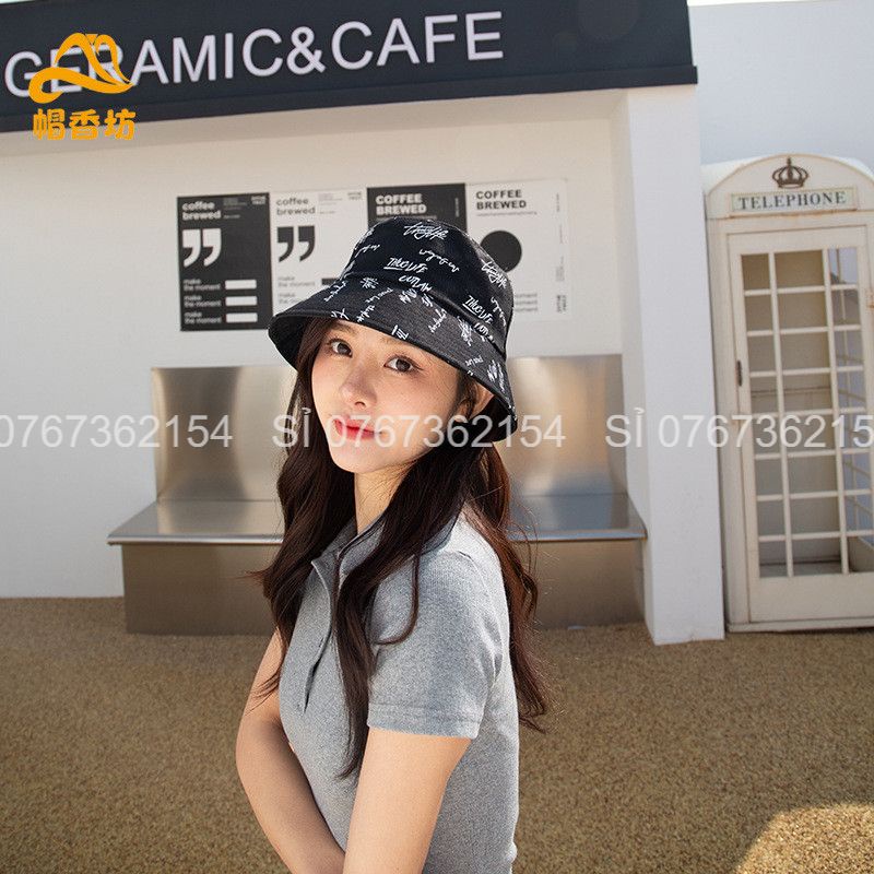 Mũ Bucket Nam Nữ Thể Thao Tai Bèo Vành tròn 2 Lớp Thuflife(1 Mặt Thêu + 1 Mặt In)