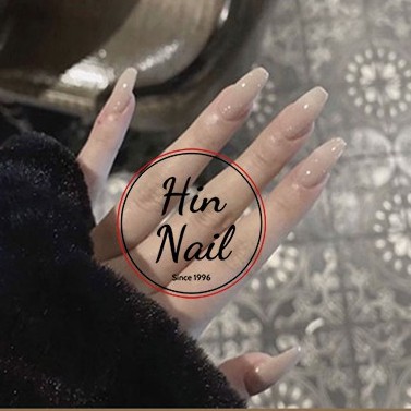 Móng tay giả dài nhọn kèm keo Hin Nail