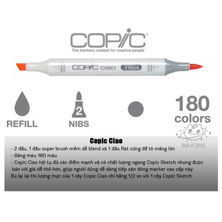 Marker COPIC ciao - Set 36 (A/B/C/D/E)