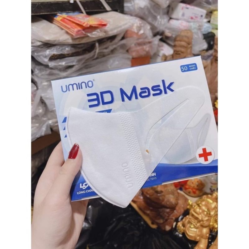 Hộp 50 cái khẩu trang y tế 3D Mask Chính Hãng