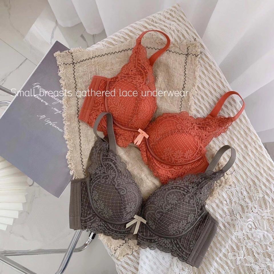 Bộ Đồ Lót Không Gọng Cao Cấp-Áo Ngực Ren Tạo Khe Siêu Nâng AL54 | BigBuy360 - bigbuy360.vn