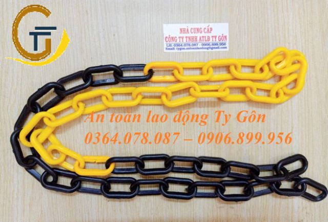 Dây xích nhựa cảnh báo an toàn/ phân luồng