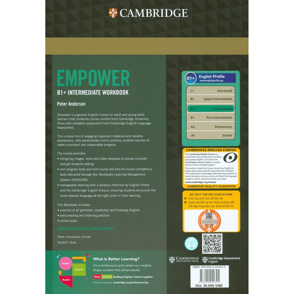 Sách - Empower Intermediate Workbook With Online Access - B1+