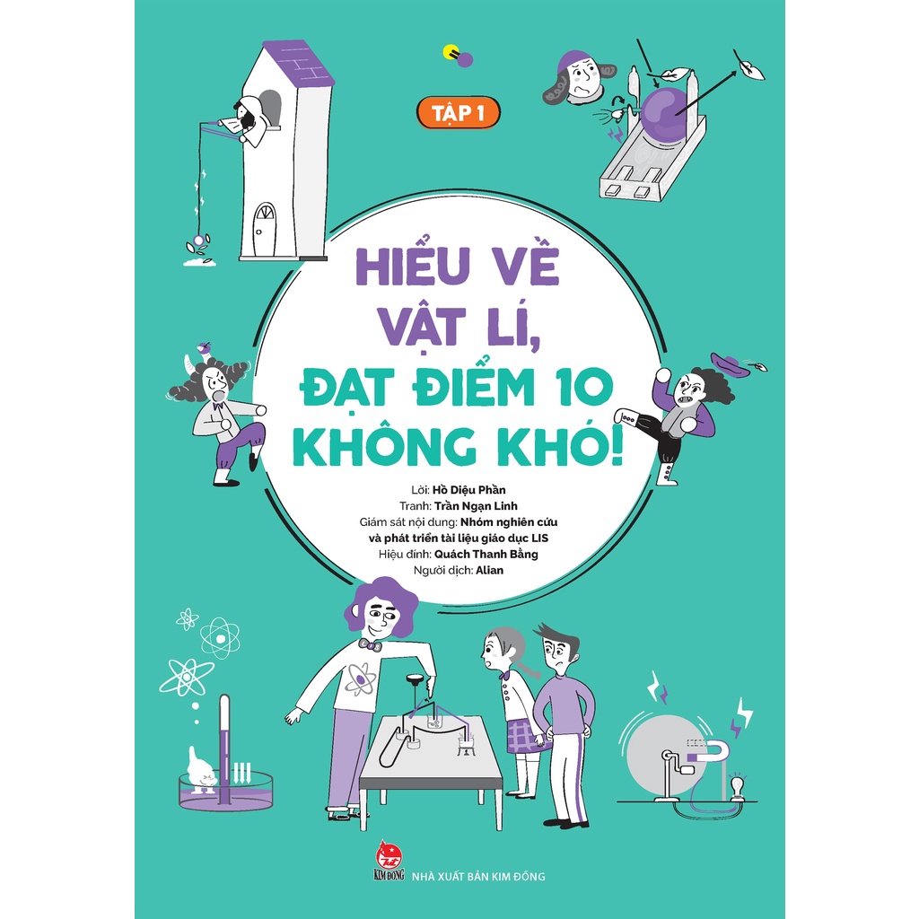 Sách - Hiểu Về Vật Lí Đạt Điểm 10 Không Khó Tập 1 2 lẻ tùy chọn