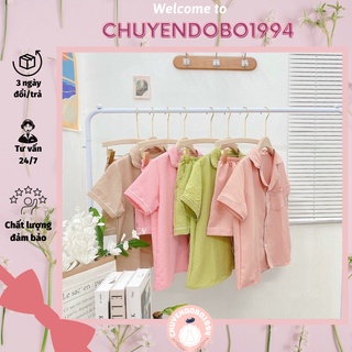 Bộ cộc mùa hè cho nữ 💥 CỰC XINH 💥 Bộ đũi xốp 1 màu chất siêu mát, thiết kế cực dễ thương