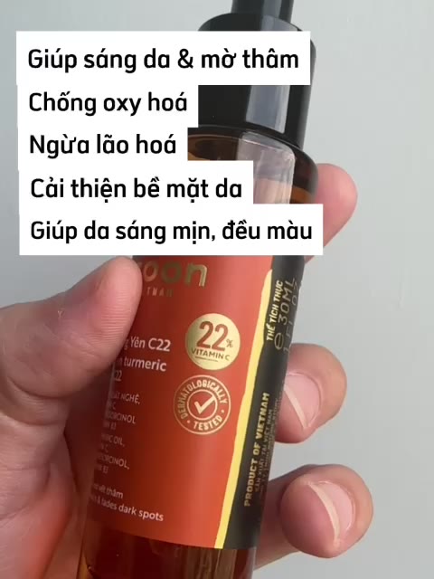 Tinh chất nghệ Hưng Yên C22 Cocoon (serum) 22% vitamin C sáng da, mờ thâm  30ml | BigBuy360 - bigbuy360.vn