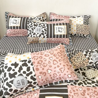 Bộ chăn ga gối cotton poly họa tiết Da Báo ( nhiều mẫu)