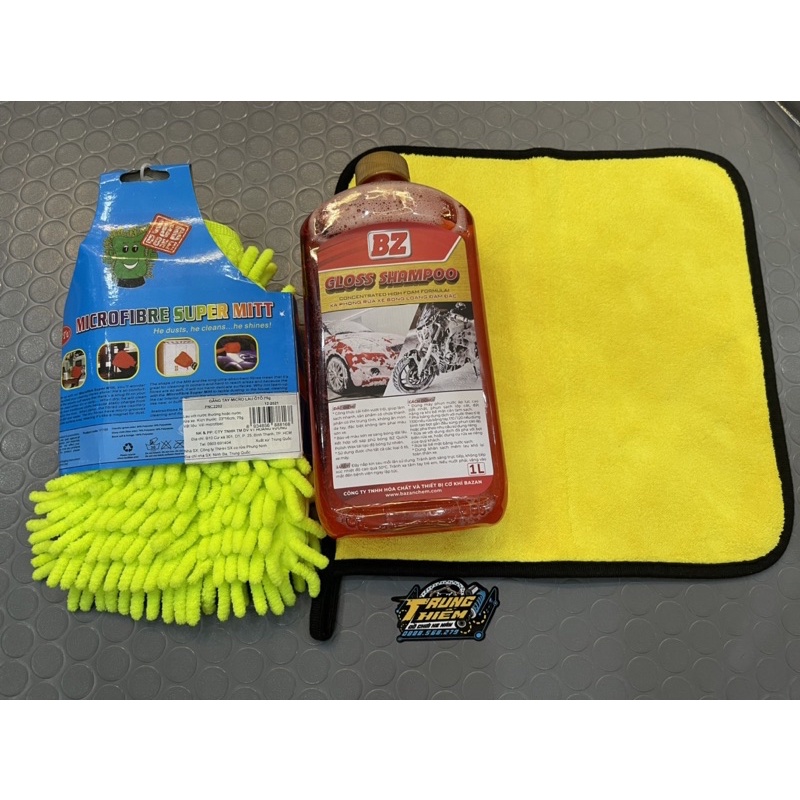Xà bông Bz rửa xe Gloss shamboo siêu bọt siêu thơm