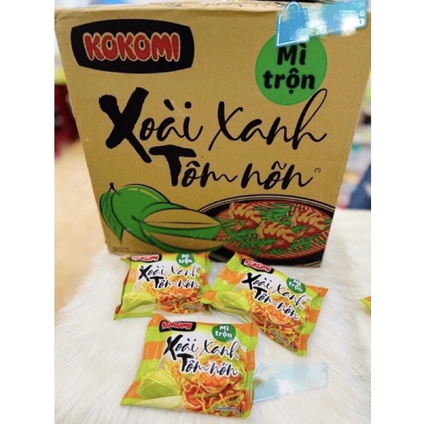 MÌ TRỘN TƯƠNG ĐEN KORENO 78g/Mì Hải Sản cay Koreno 100g/ Mì trộn xoài xanh tôm nõn Kokomi cực dai ngon lạ miệng