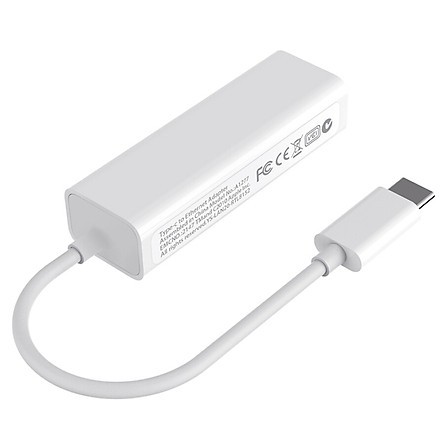 Adapter chuyển đổi từ cổng USB Type C sang cổng mạng lan BT45 cho điện thoại, máy tính bảng, iPad, Macbook ... - Beetech