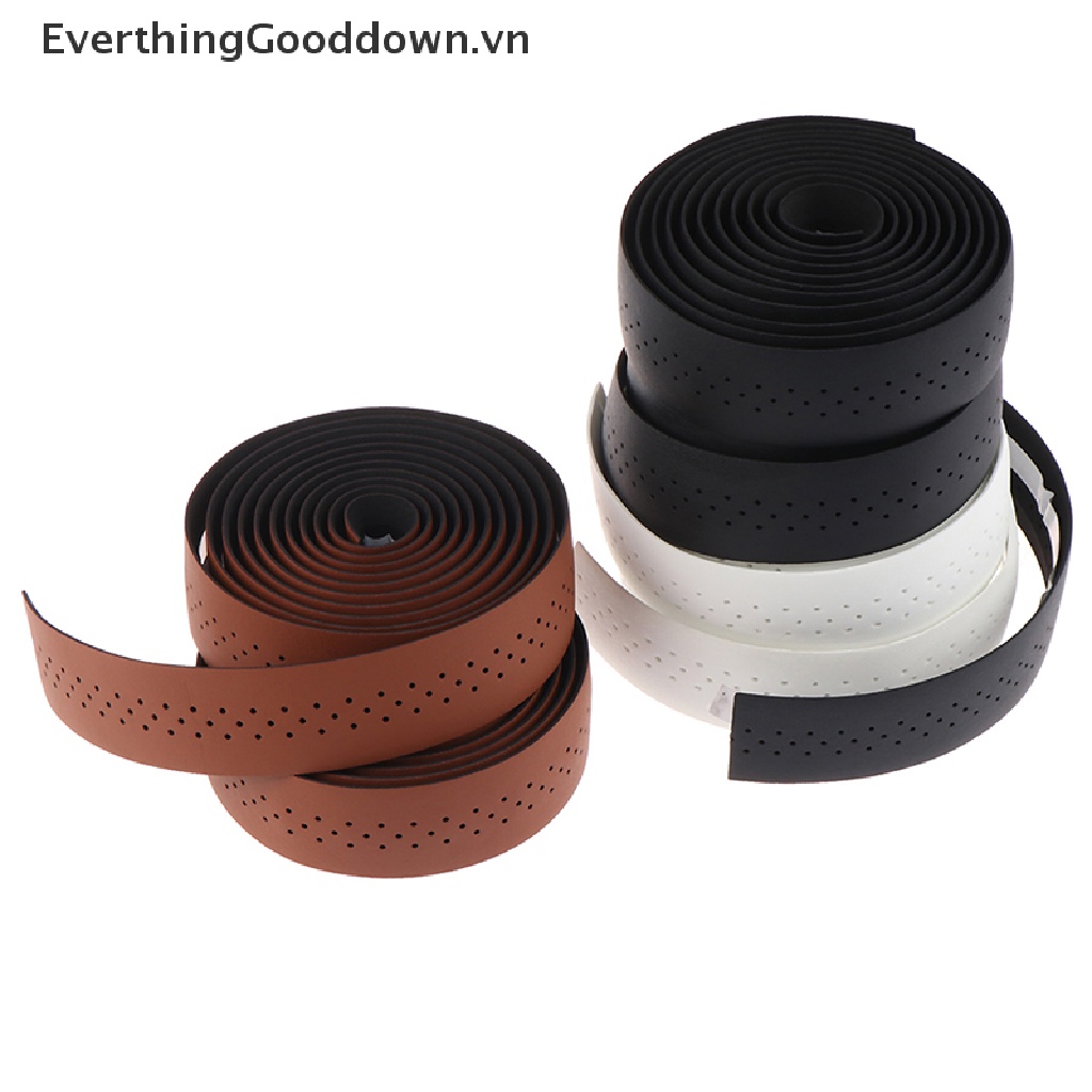Everthinggooddown Băng Quấn Tay Lái Xe Đạp Bằng Da PU Mềm Mại Thoáng Khí