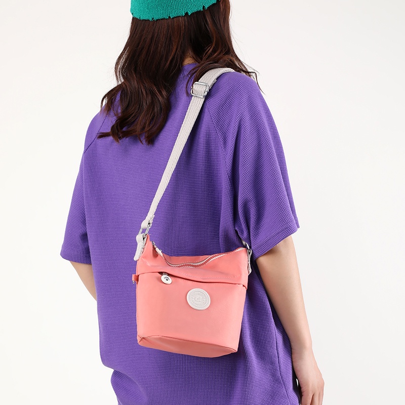 Túi Đeo Chéo Canvas Chống Thấm Nước Phong Cách Hàn Quốc Cho Nữ