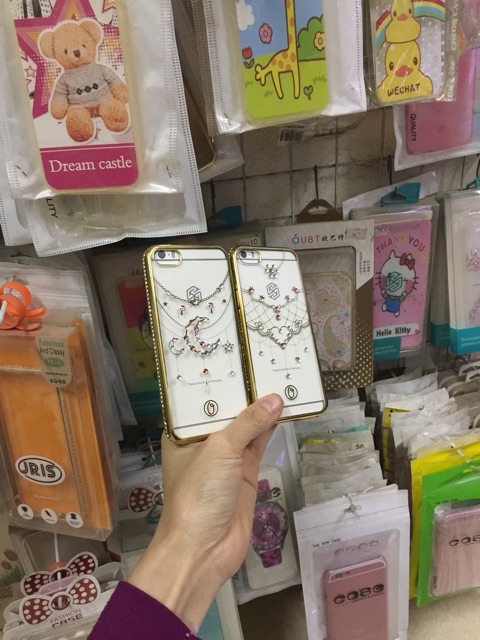 Ốp Ip5/5s Dẻo Đính Đá FASHION CASE Đẹp Mely