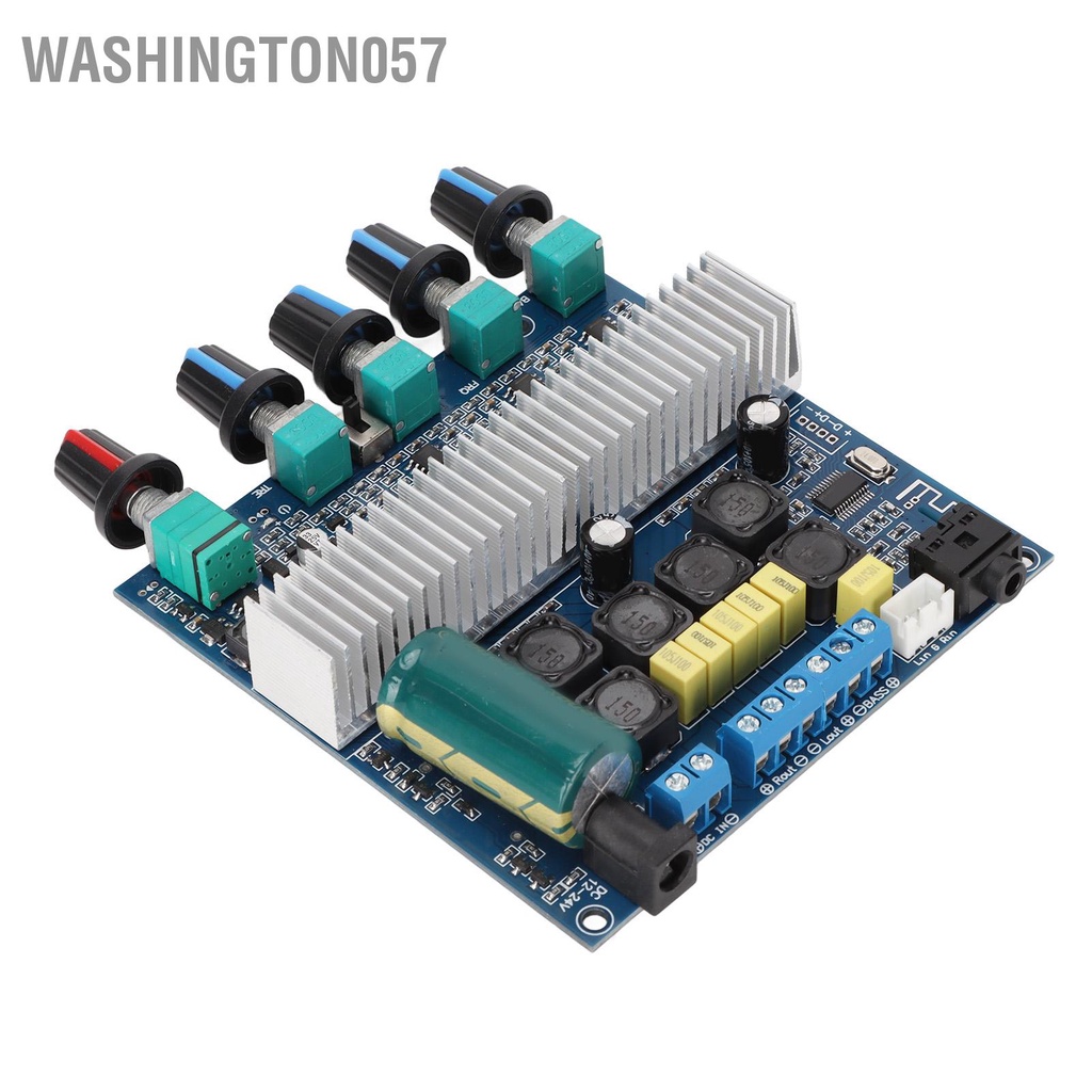 Có thể bán buôn Bảng mạch khuếch đại loa siêu trầm kênh 2.1 HIFI công suất cao với điều khiển âm và DC 12‑24V Washington057 Hàng giao ngay