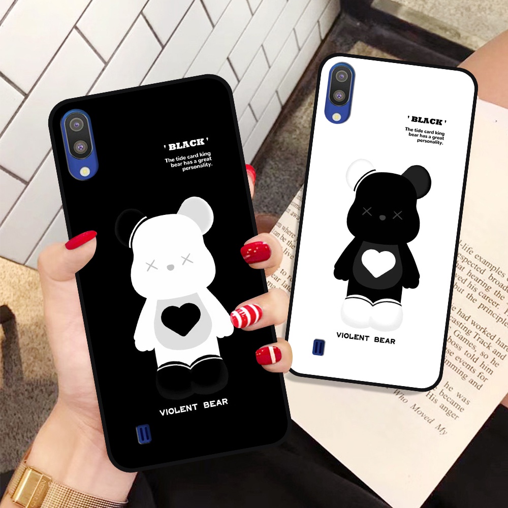 Ốp lưng Samsung A10 - M10 - A01 in hình họa tiết Mountain, Be@rbrick dễ thương (T13 - T18)