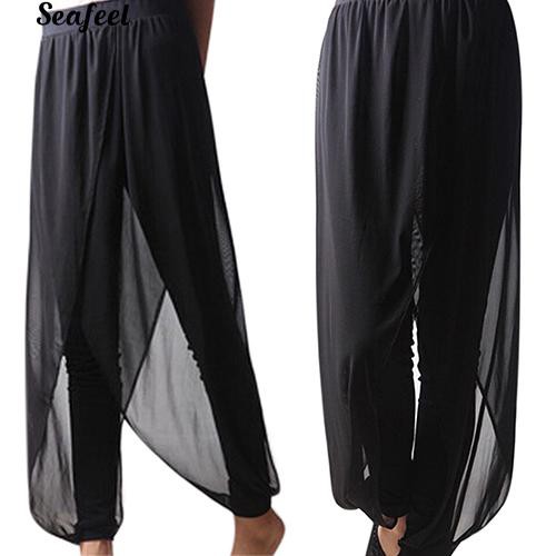 Quần dài nữ bằng vải Chiffon thời trang