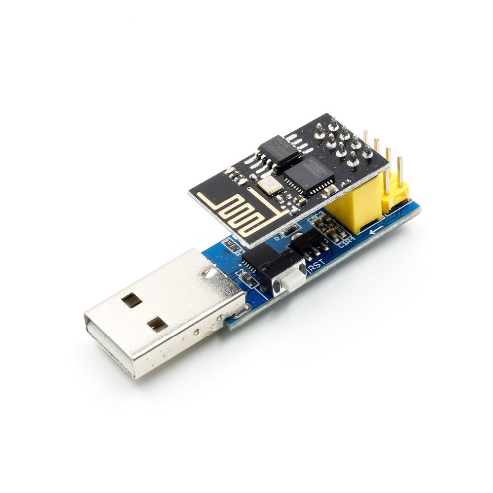 ESP8266 ESP-01/ESP-01S WIFI Module Adapter Download Debug Link DIY Kit for Arduino IDE USB with ESP8266 ESP-01s