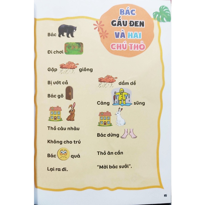 Sách thiếu nhi - Thơ tư duy hình ảnh cho bé tập nói tập đọc