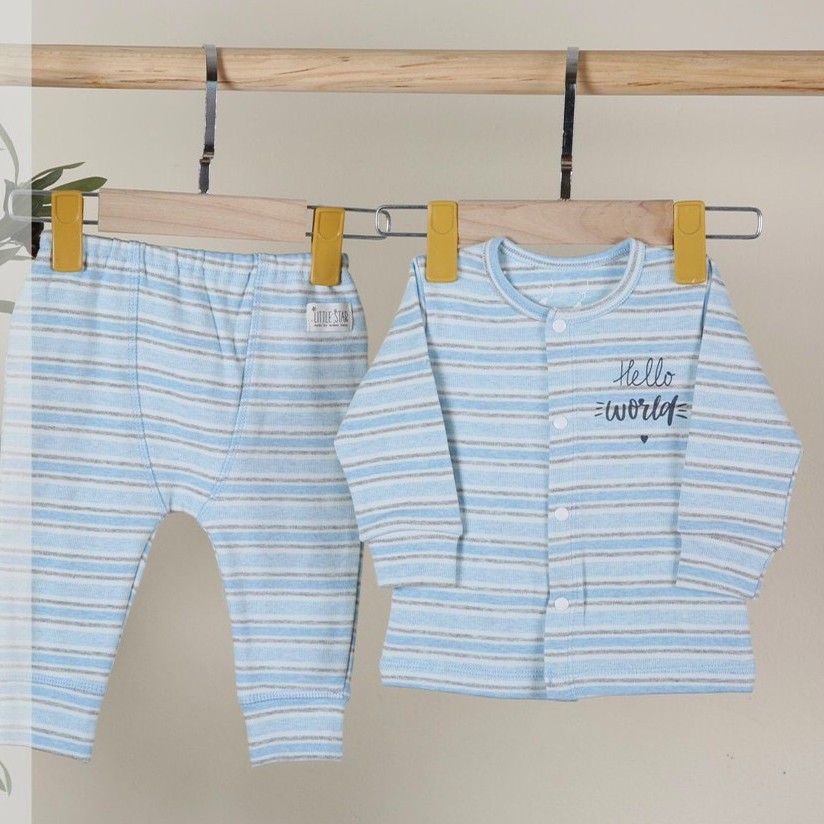 Bộ Dài Tay Momma Baby Thu Đông Cho Bé Trai Bé Gái NB - 3M -A10000