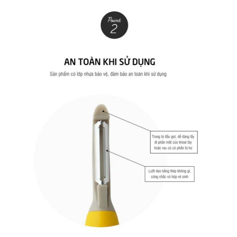 Dao Bào Nạo Vỏ Rau Củ Quả Kiểu Chữ I Lock&amp;Lock LOL124, đủ 3 màu