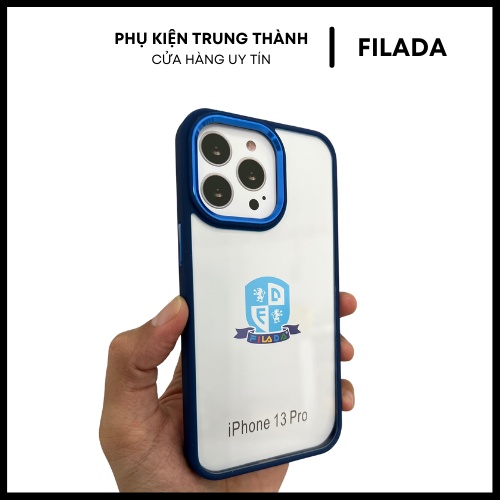 Ốp lưng viền màu, khung camera nhôm hiệu FILADA iPhone 13 Pro, 13 Pro Max