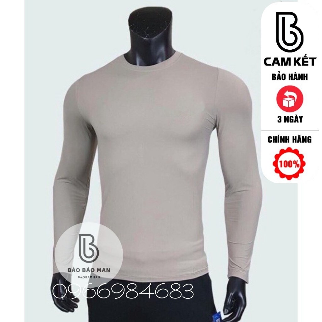 Áo thun nam dài tay, áo giữ nhiệt nam co dãn 4 chiều-namdaishop BAOBAO