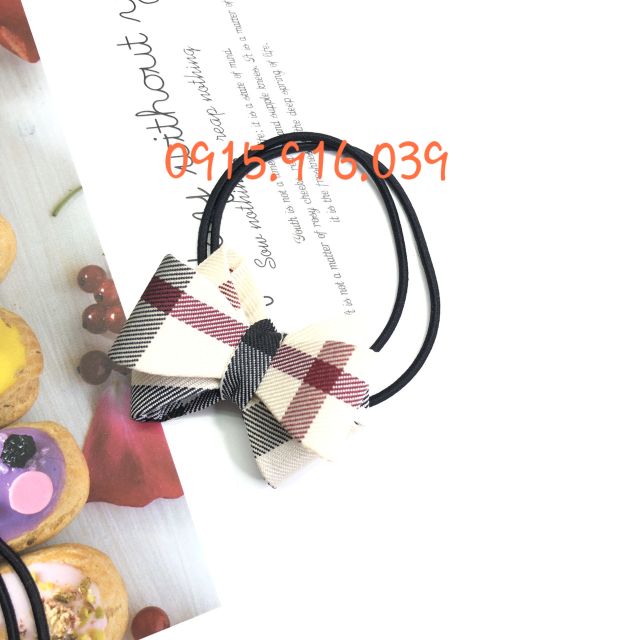 Cột tóc nơ nữ tính mẫu ngẫu nhiên