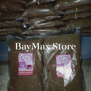 Cát Buddy nâu lót chuồng cho Hamster, Đuôi mập, Nhím kiểng, Bò sát... 1kg