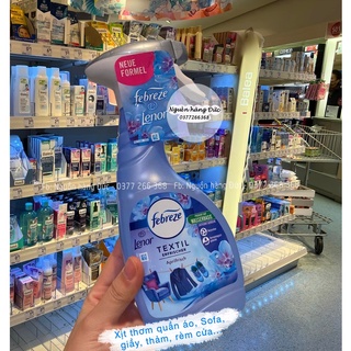Xịt thơm quần áo Febreze-  chăn gối, sofa, ô tô, thảm .. Febreze Đức - Nguồn hàng Đức - Xịt thơm Febreze