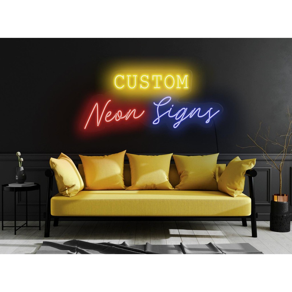 [ HÀNG XUẤT KHẨU ] Đèn trang trí Led neon sign | CUNG XỬ NỮ | Sử dụng điện 12V | SaigonNeonArt
