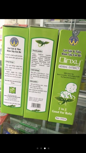 ✳️(chính hãng)Sữa tắm gội Clinxy-an toàn cho bé từ sơ sinh