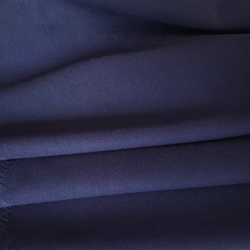 Vải Gill Ý-Gill Ý màu xanh đen-may vest-quần học sinh không nhăn-không xù-co giãn nhẹ-đứng form.