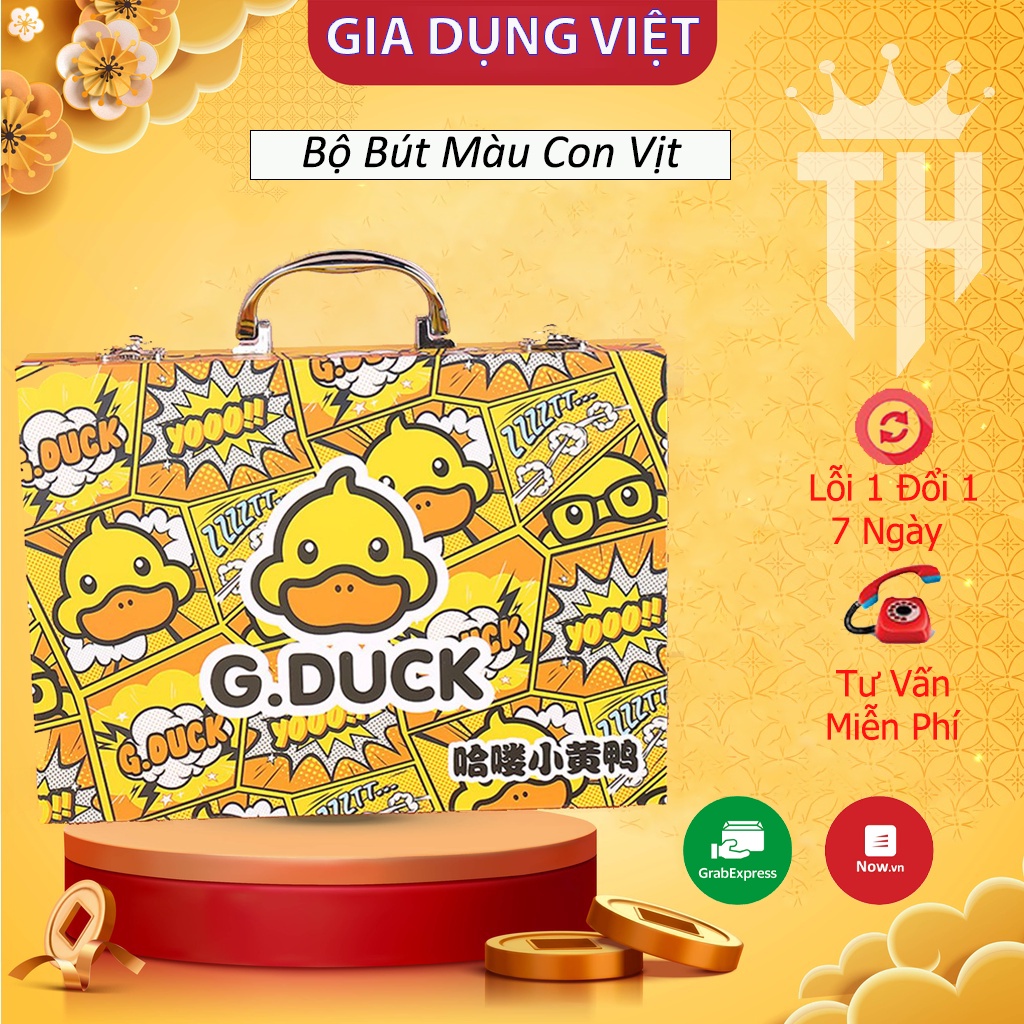 Bộ Bút Tô Màu Cho Bé Hộp Bút Màu Nước Tập Tô Học Vẽ Con Vịt 67 Chi Tiết Bé Tô Vẽ Thỏa Thích