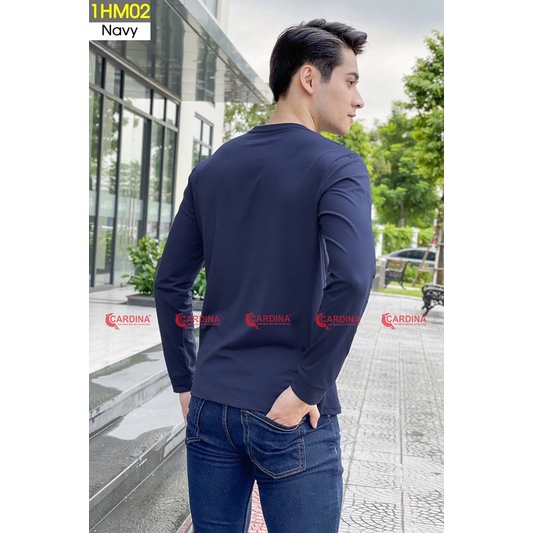 Áo giữ nhiệt nam cao cấp CARDINA chất cotton co giãn khử mùi giữ nhiệt tốt