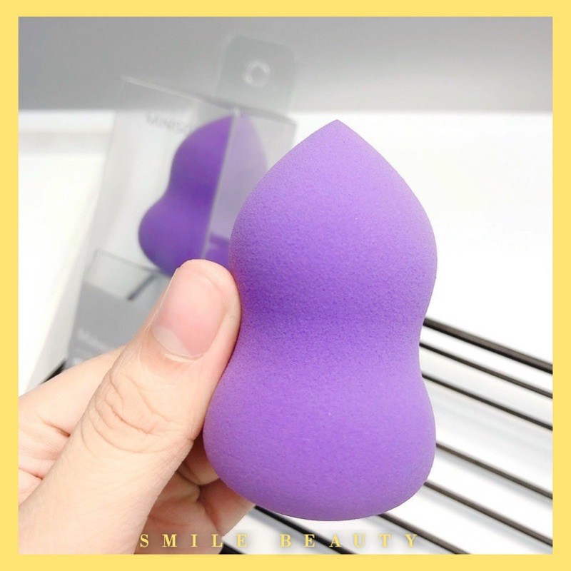 Bông mút tán kem nền Miniso Vitamin E Makeup Blender(màu tím)