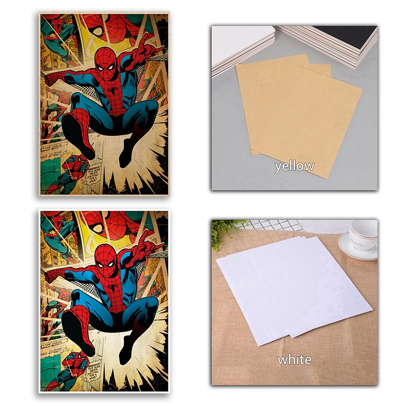 Áp Phích Trang Trí Hình Nhân Vật Siêu Anh Hùng marvel