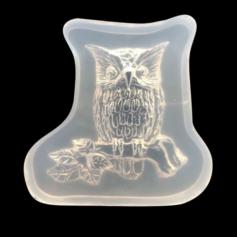 Khuôn Silicone Hình Cú Mèo Làm Trang Sức Thủ Công