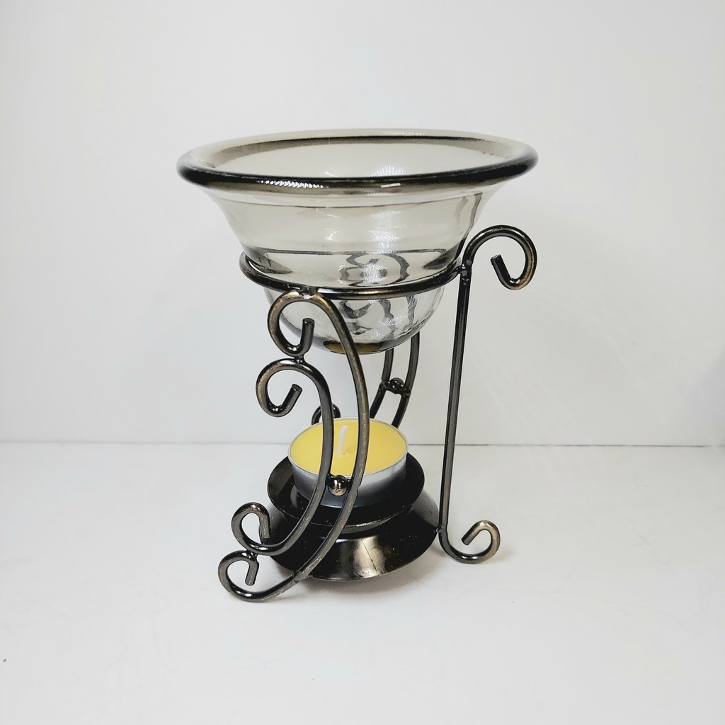 Đèn xông tinh dầu chân sắt ánh kim đốt bằng nến tealight cổ điển - Better Life