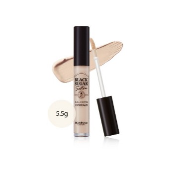 Kem che khuyết điểm Black Sugar Satin Full Cover Concealer 02 (Natural) 5g