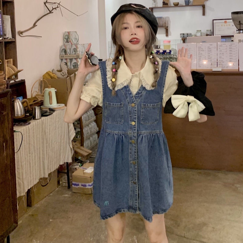 Jiashucheng Đầm Chữ A Không Tay Phong Cách Retro Thời Trang Mùa Hè Dành Cho Nữ