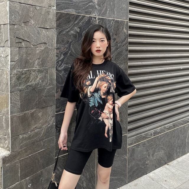 / Áo phông ngắn tay , áo thun Unisex MIKENCO BOVAL LIEARTS form rộng co giãn 4 chiều thấm hút mồ hôi. !