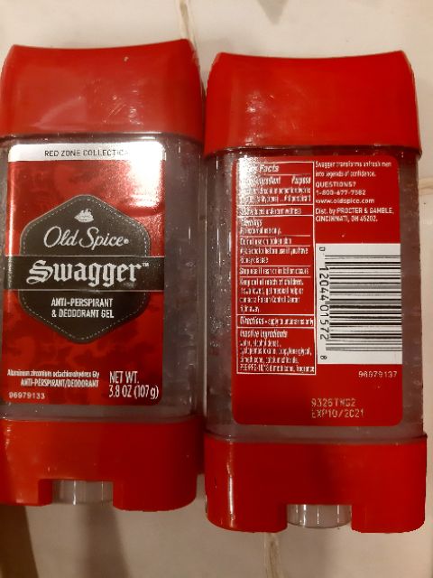 Hsd: 5.2023.KHỬ MÙI NAM DẠNG GEL TRONG OLD SPICE SWAGGER hoặc sweat defense 107GRAM CỰC THƠM TỪ MỸ