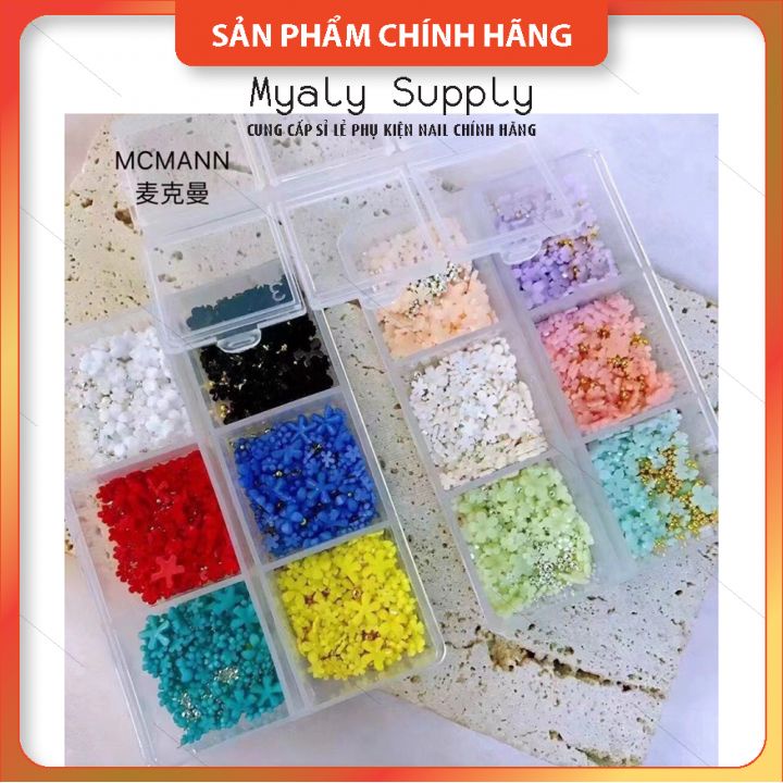 Charm Hoa Nhí Hoa Sứ Nail Các Màu