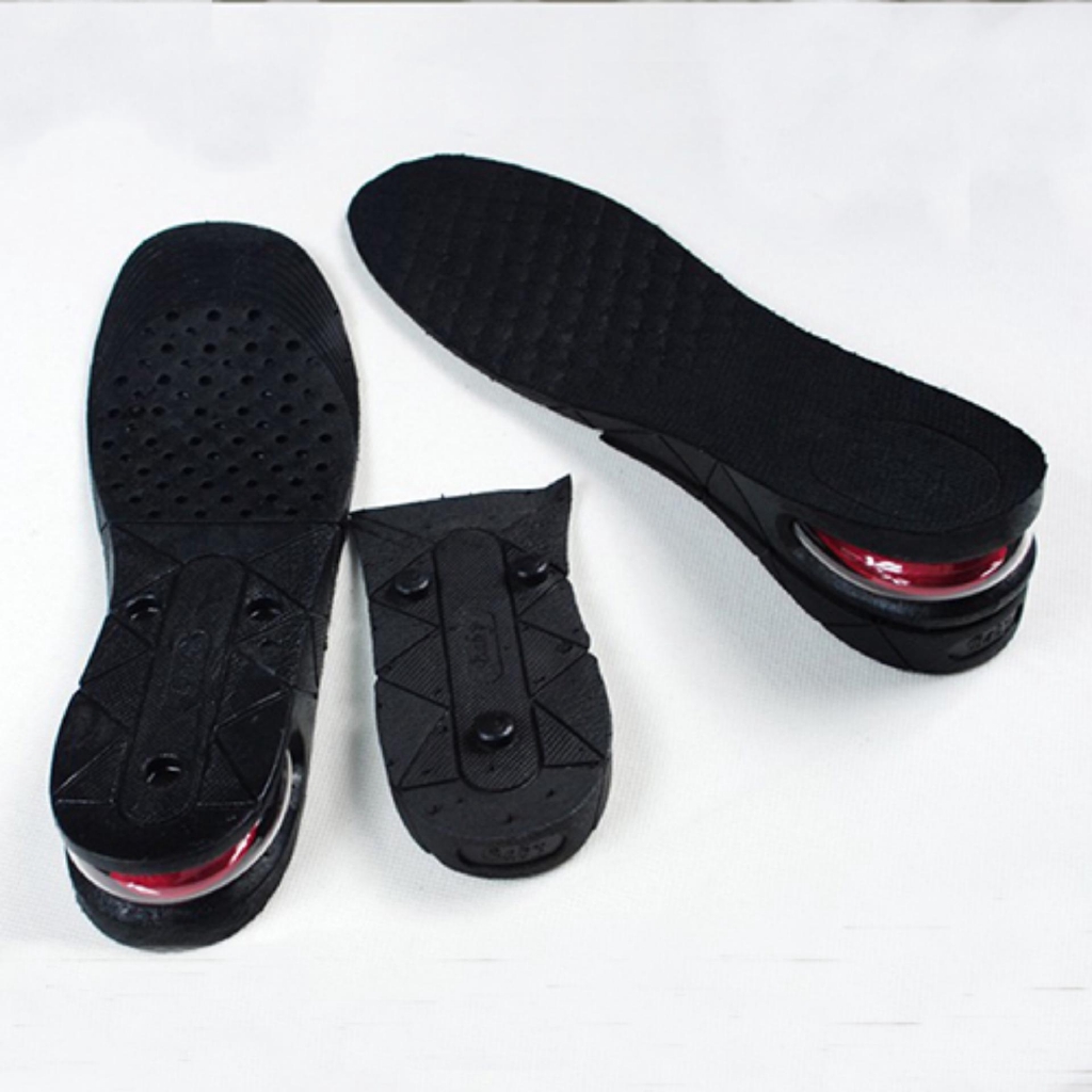 Đế lót giày tăng chiều cao màu đen (1 đôi) 3cm-5cm-7cm tự cắt size