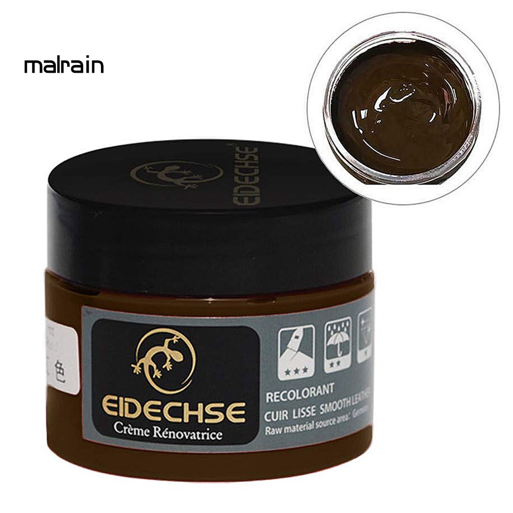 Mal Faux Leather Repair Cream Paste Shine Polish Care for Car Seat Couches Shoes